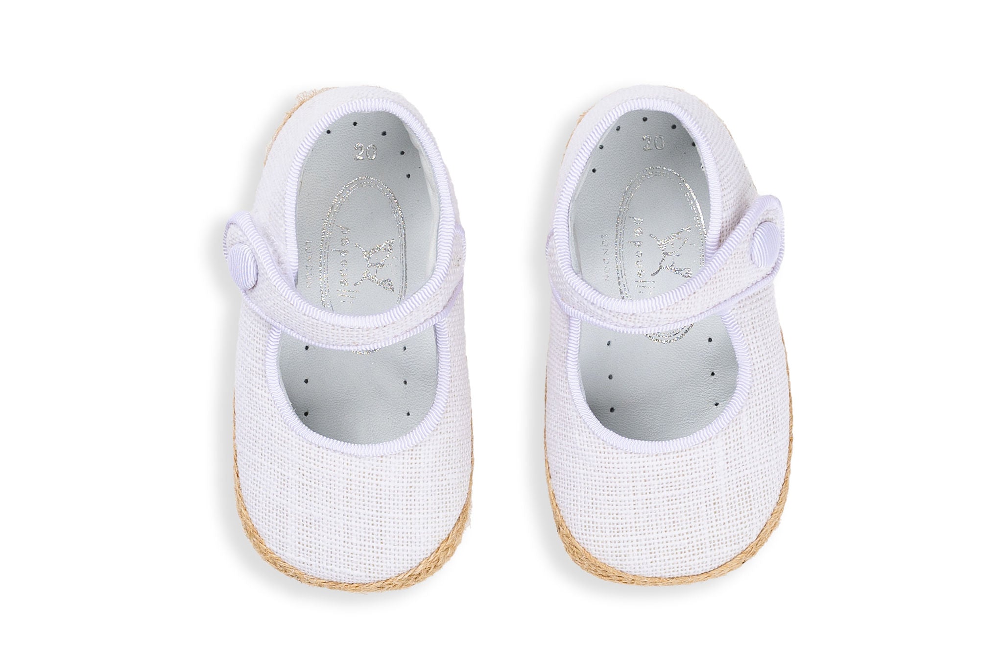 Baby Ola White Canvas Shoes Bea Colette