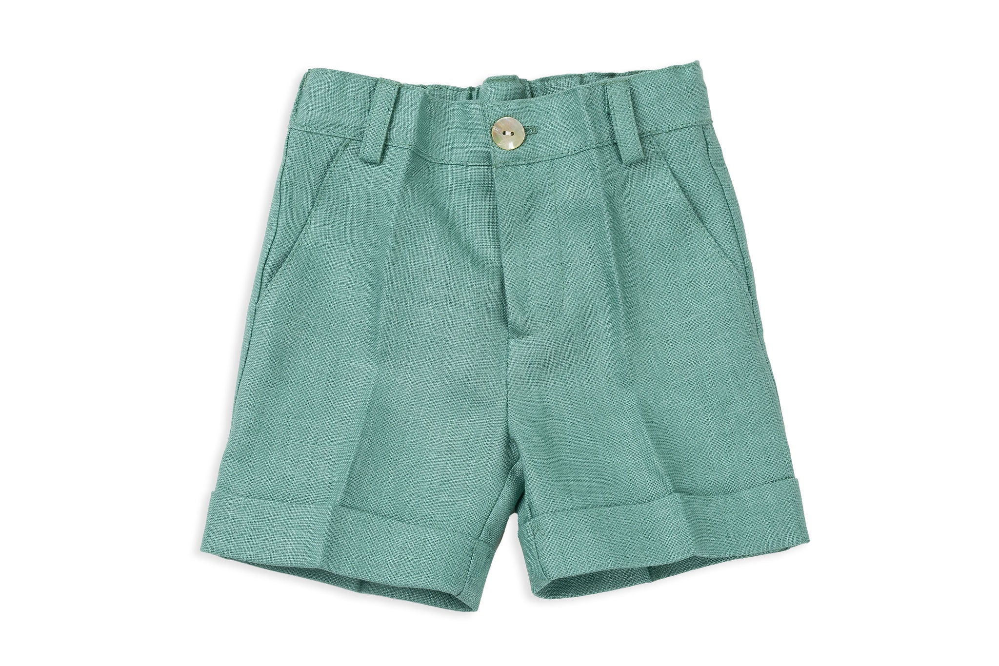 JUST BEE QUEEN Andi linen shorts - Green