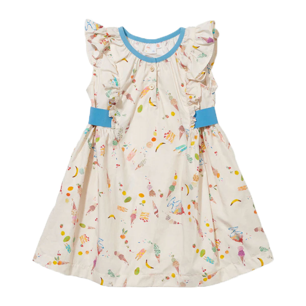 White Ice Cream Edie Dress – Bea Colette