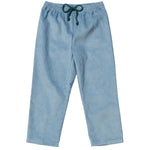 These rain corduroy bowie pants in blue are the perfect addition to your little one's wardrobe this Fall!