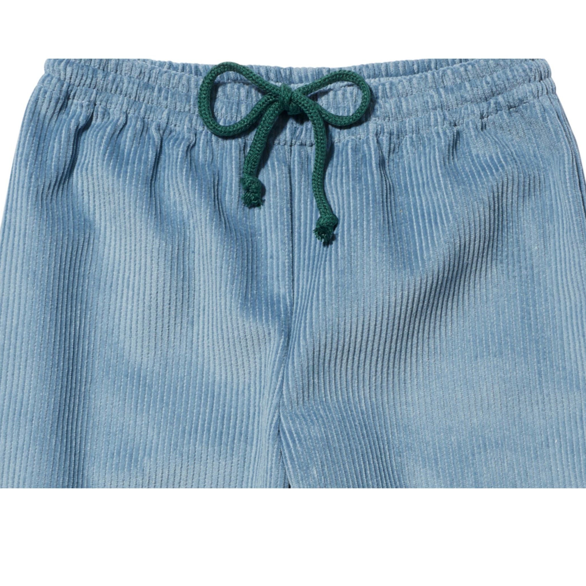 These rain corduroy bowie pants in blue are the perfect addition to your little one's wardrobe this Fall!